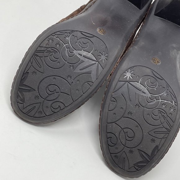 Strictly Comfort Womens Brown Suede Leather Zip, Heel Bootie Size 10 - Picture 10 of 11